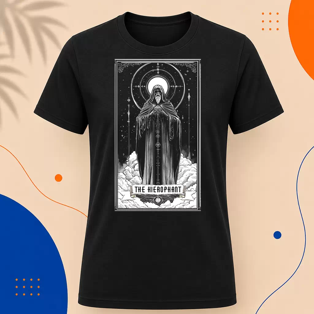 Pánské tričko - The Hierophant - Velekněz - Tarot - Velká Arkána